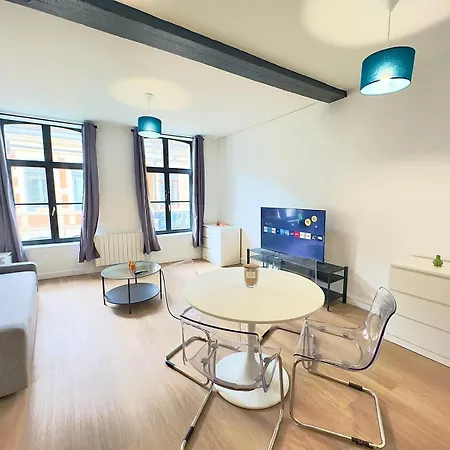 Cosy Appart- 4 Pers Netflix Hyper Centre Apartment Douai