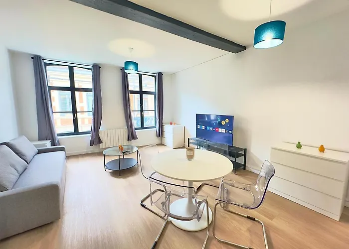 Cosy Appart- 4 Pers Netflix Hyper Centre Appartement Douai