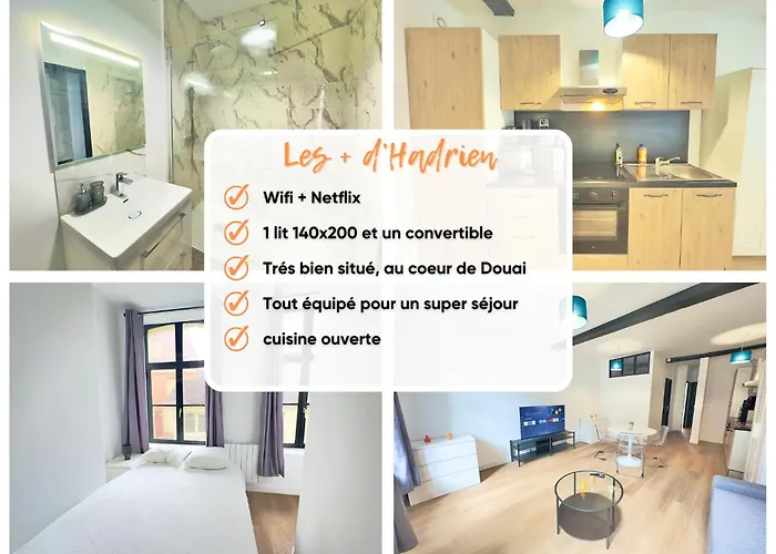 Cosy Appart- 4 Pers Netflix Hyper Centre Douai